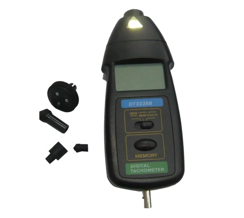 

Portable Digital RPM contact Photoelectric Tachometer