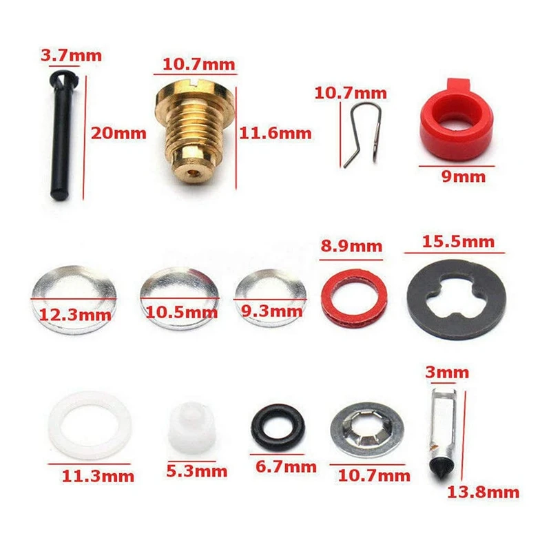 Ремкомплект карбюратора с карбоновой водой для Johnson Evinrude 439071 0439071 396701 398729