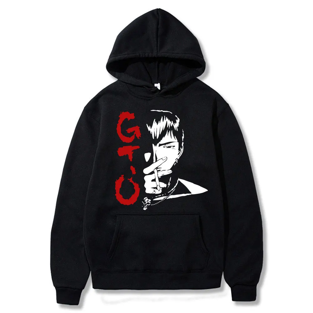 

Funny Anime Great Teacher Onizuka Hoodie Men GTO Manga Hoodies Japan Eikichi Harajuku Sweatshirt Autumn Winter Fleece Warm Tops