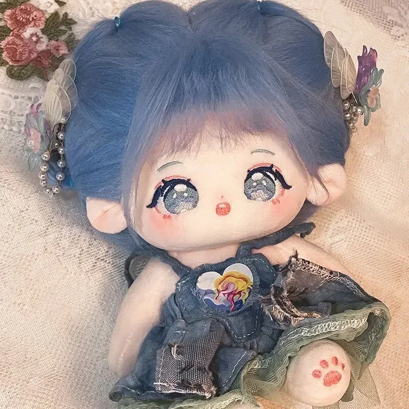 

No attributes Cute Girl 20cm Plush Dress up Stuffed Doll Body Plushie Pillow Cosplay Pillow Gift