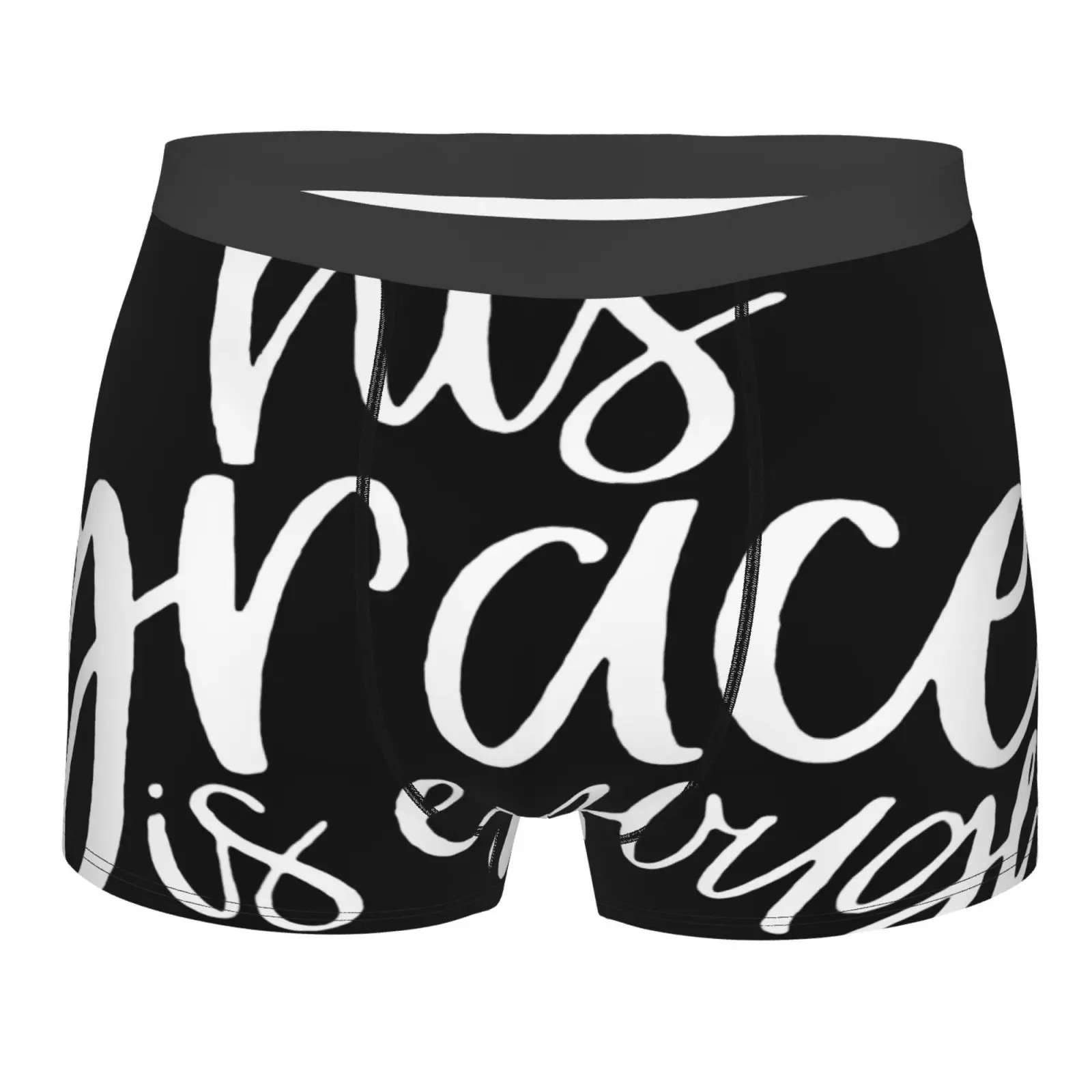 

Трусы-боксеры унисекс с надписью «His Grace Is достаточная сила веры»