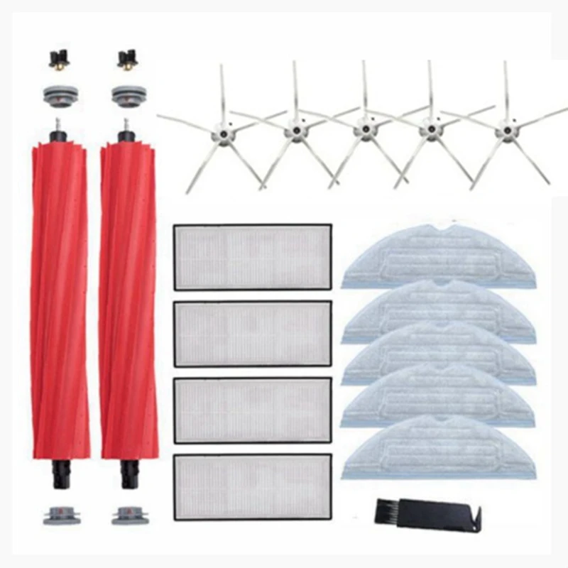 

Hot For Xiaomi Roborock S7 T7S T7 Plus Main Side Brush Mops Cloths HEPA Filter Kit Robotic Vacuum Cleaner Spare Parts Set