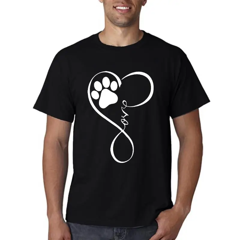 

New Women T Shirt Love Dog Print T Shirt Female Short Sleeve Tops Tee 90s Girls Black T-shirt Dog Mom T Shirt Women Tee Shirts