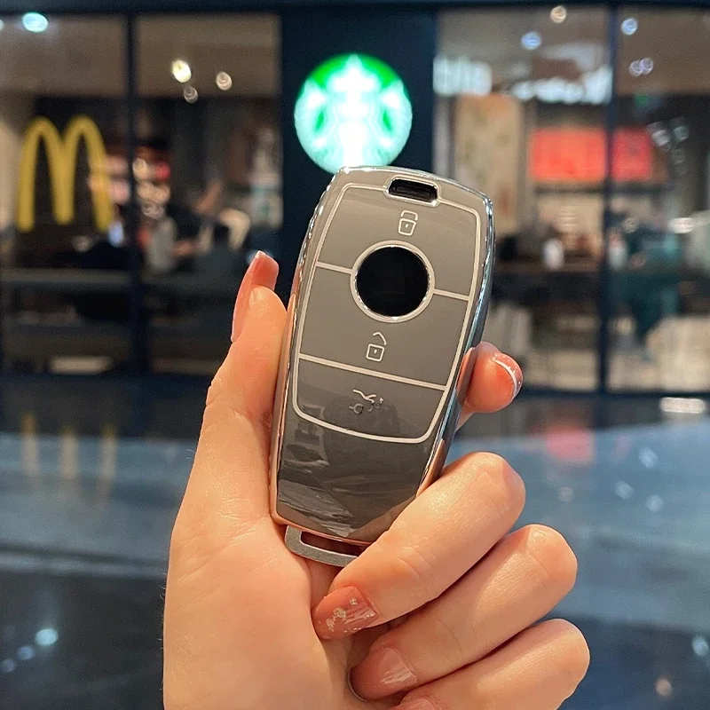 

Чехол для автомобильного ключа из ТПУ для Mercedes Benz A B C E G CLS GLB GLC GLE Class GLS W177 W213 W222 G63 X167 AMG C-Coupe Maybach GLS