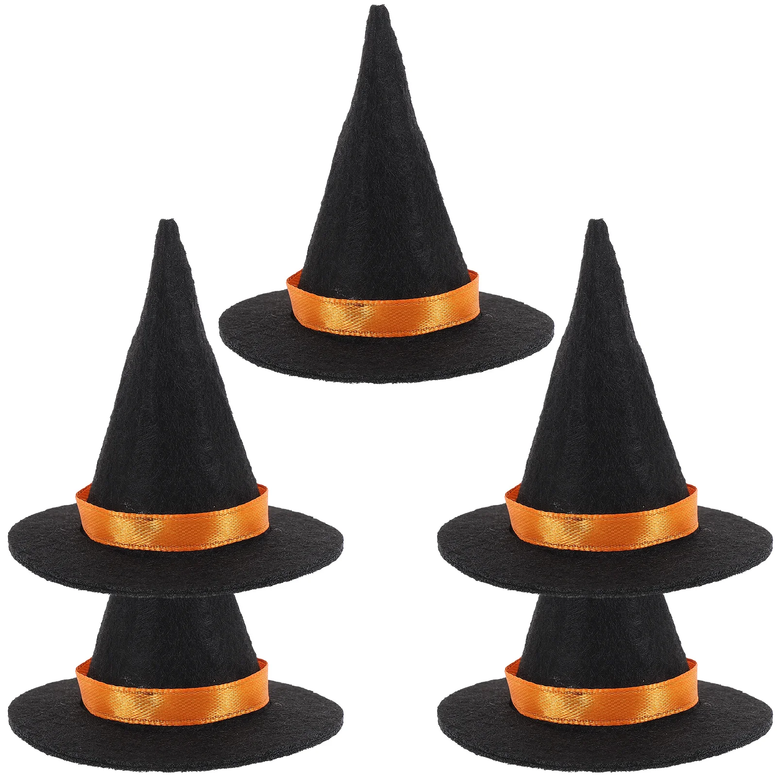 

5pcs Miniature Halloween Witch Hats Halloween Bottle Decor Bottle Toppers