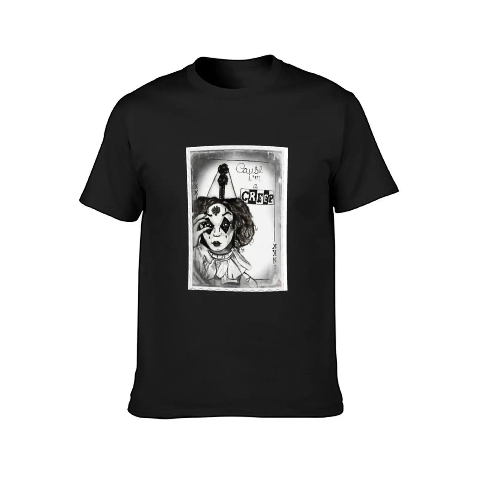 Футболка Jinkx Monsoon- ɼreep' Joker Card футболка с рисунком рубашка в стиле аниме