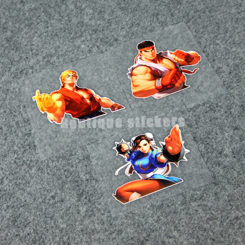 Классический Персонаж игры Chunli Q версия для дуэли игра высекающая Наклейка