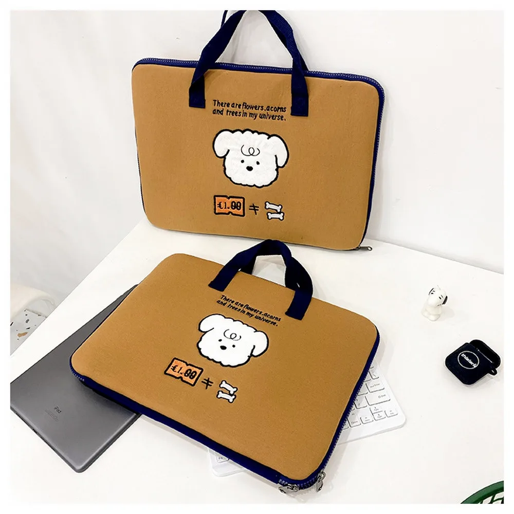 

Корейская сумка для ноутбука 11, 13, 15 дюймов, для Macbook Air, Dell, Acer, переносная сумка, Ipad Pro 9,7, 10,9 хлопок, чехол для планшета, сумка
