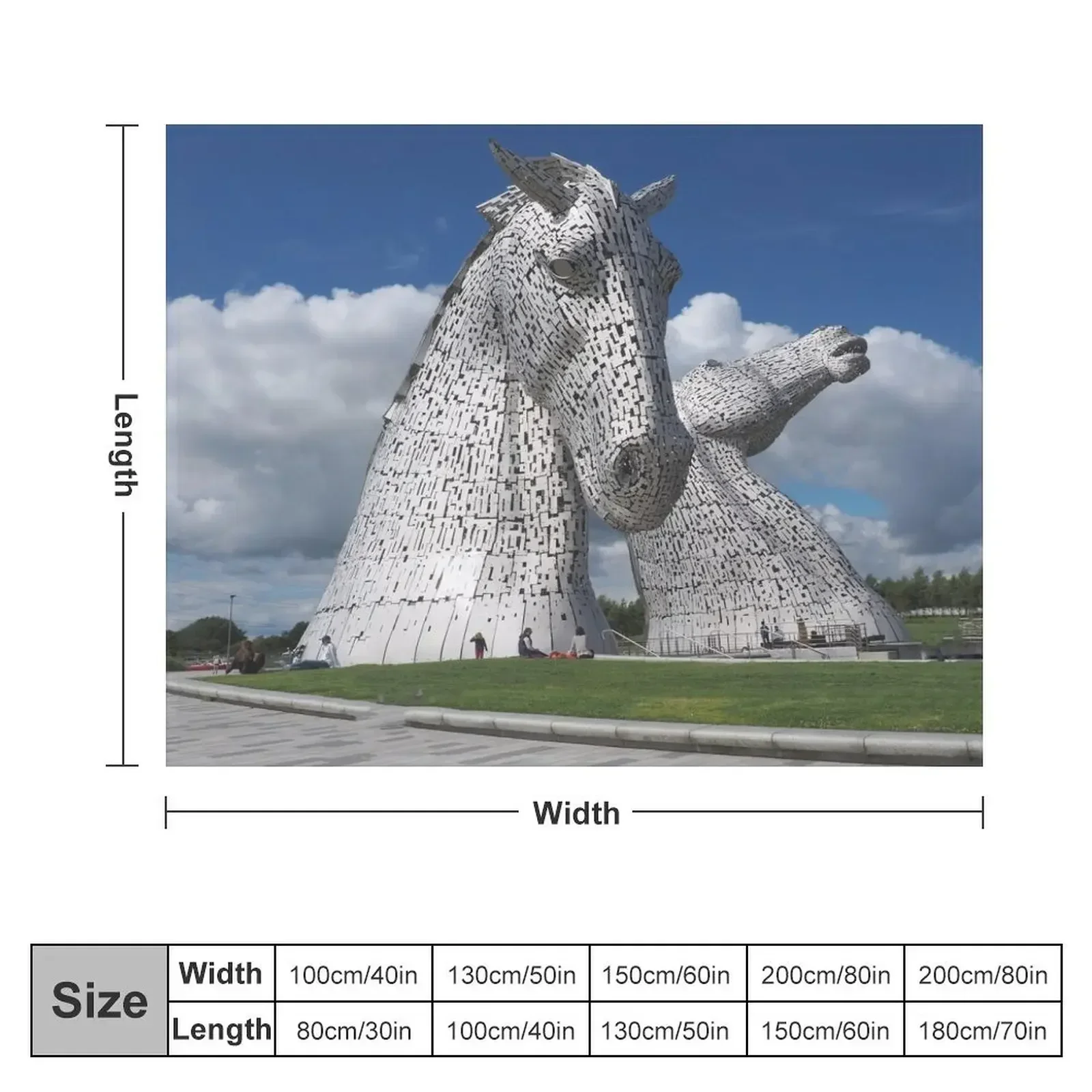 Одеяло The Kelpies Helix Park Falkirk волосатые одеяла для диванов