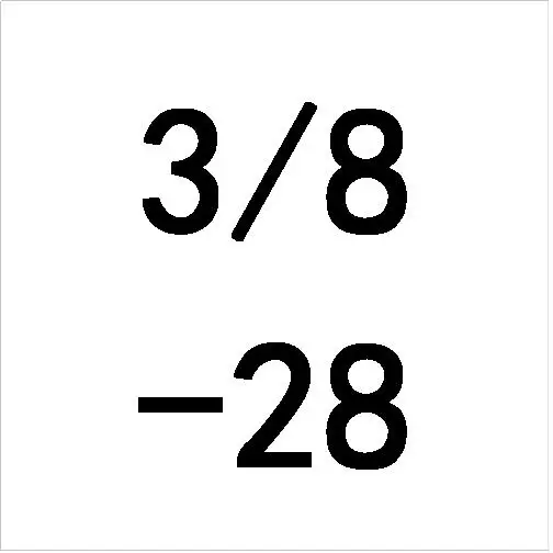 Метчик для резьбы teclachiara 3/8