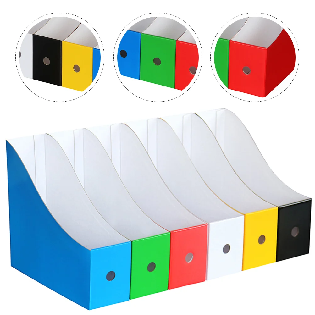 

Color Document Holder Desktop File Organizer Rack Book Shelf Magazine Storage Shelves
