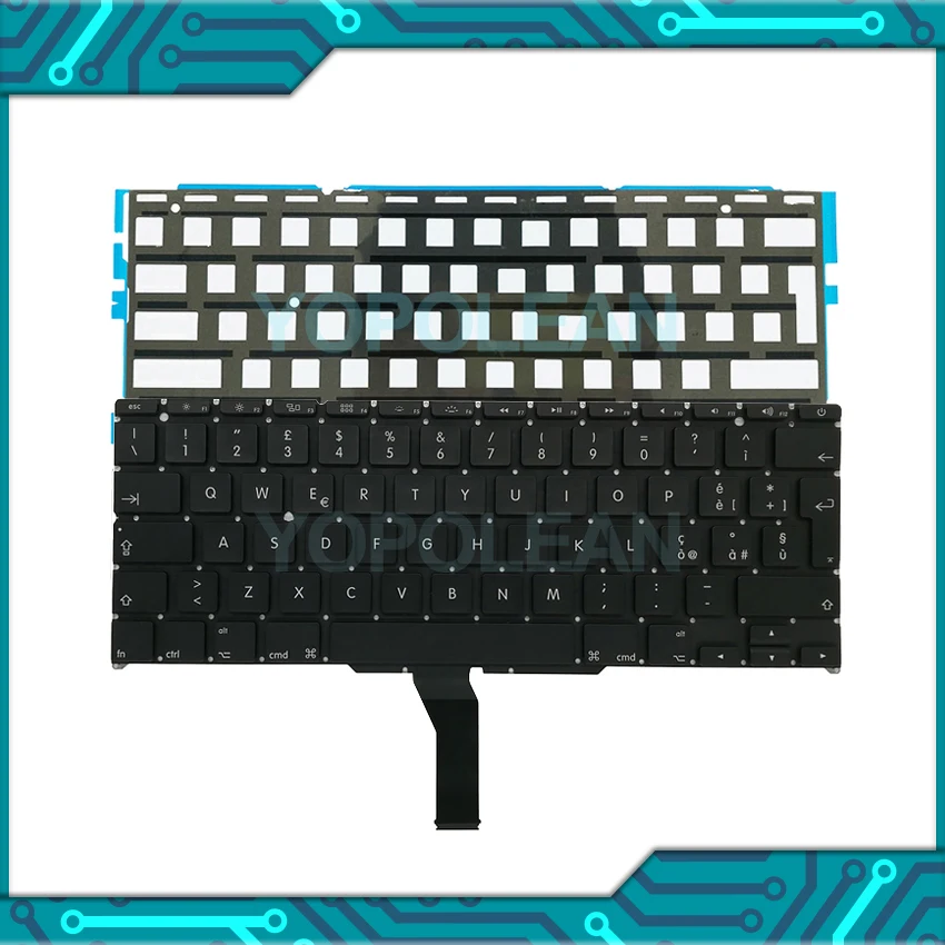 

5 Sets New For Macbook Air 11" A1370 A1465 Keyboard Italy Italian Layout with backlight 2011-2015