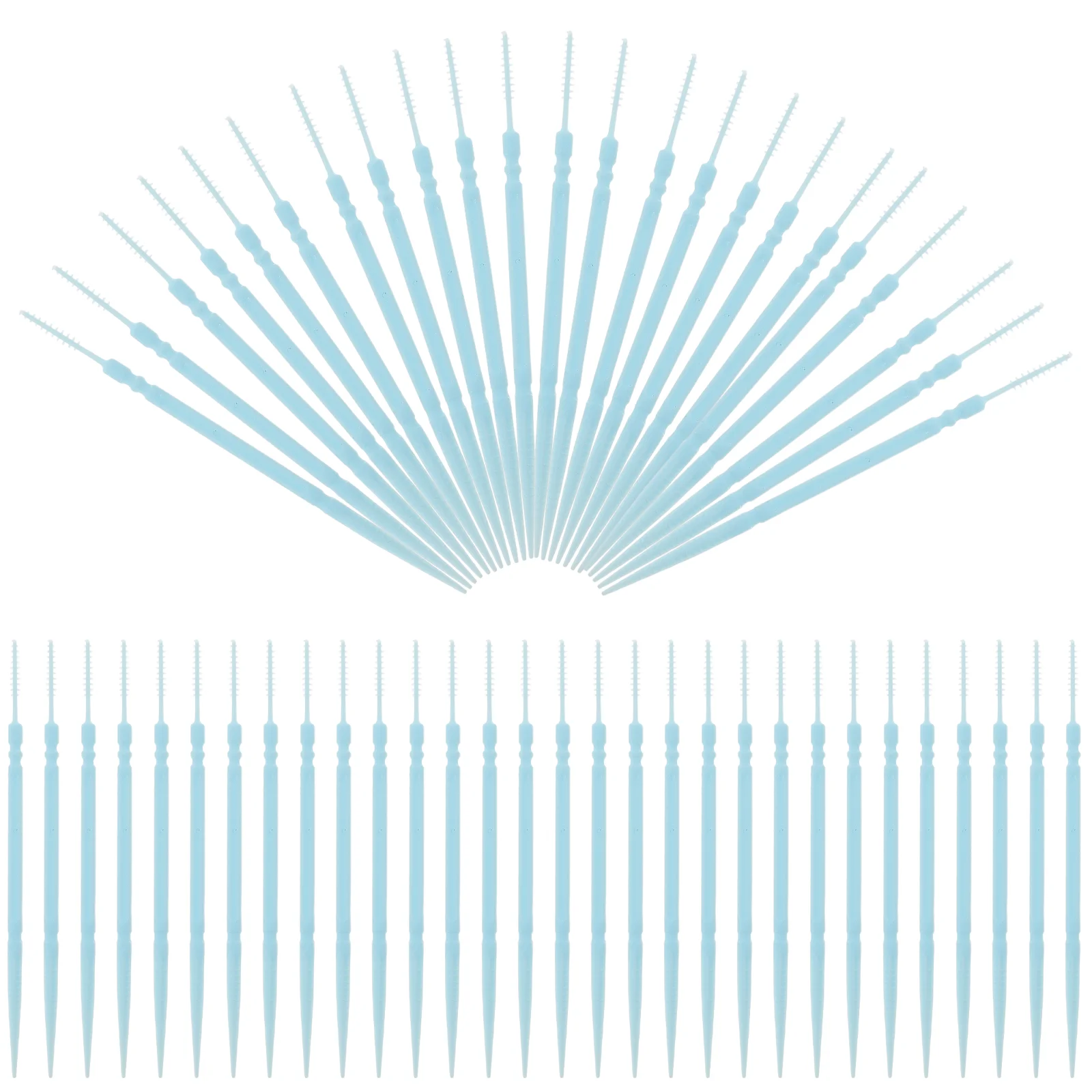 

1100pcs Double-ended Environmental Plastic Toothpicks Disposable Teeth Sticks Oral Care Tooth Sticks (White)