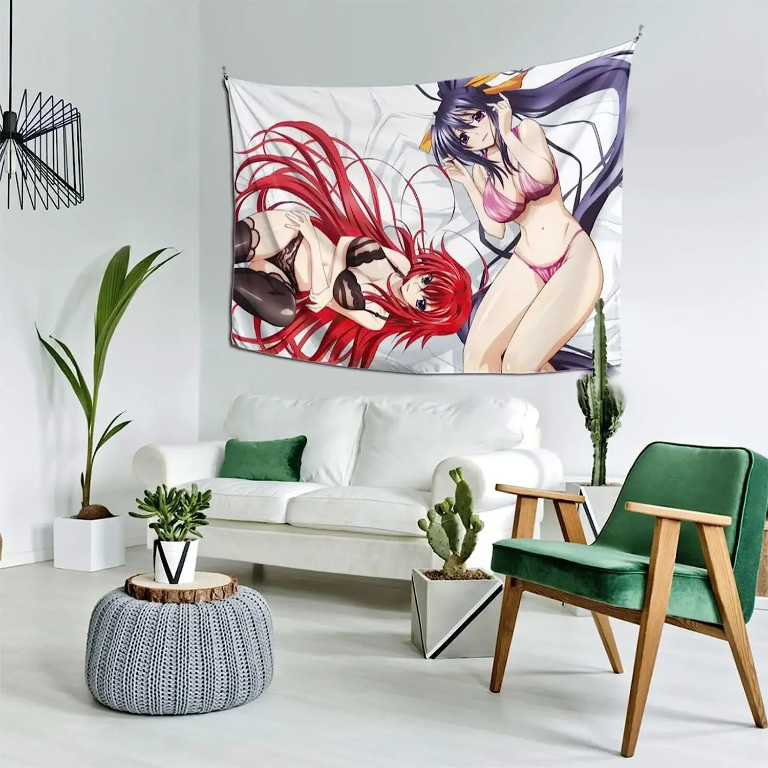 Манга старшая школа Dxd Rias Akeno гобелен настенный для дома вечерние комната