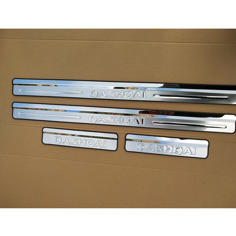 

Stainless steel door sill strip car styling accessories welcome pedal Trim For Nissan QASHQAI J10 2007 -2013 Car Styling