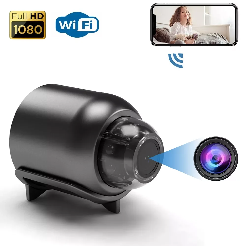 

1080P Mini Camera With Wifi Wireless IP Camera Action Surveillance Infrared Night Vision Home Video Recorder Micro Cam with Card