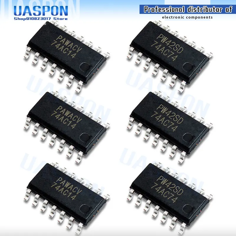 10 шт., 74AC74SC SOP-14 74AC74 74AC74SCX 74AC14SCX 74AC14SC 74AC14 74AC00SCX 74AC08SCX 74AC32SCX 74AC138SCX 74AC00 74AC08 74AC32