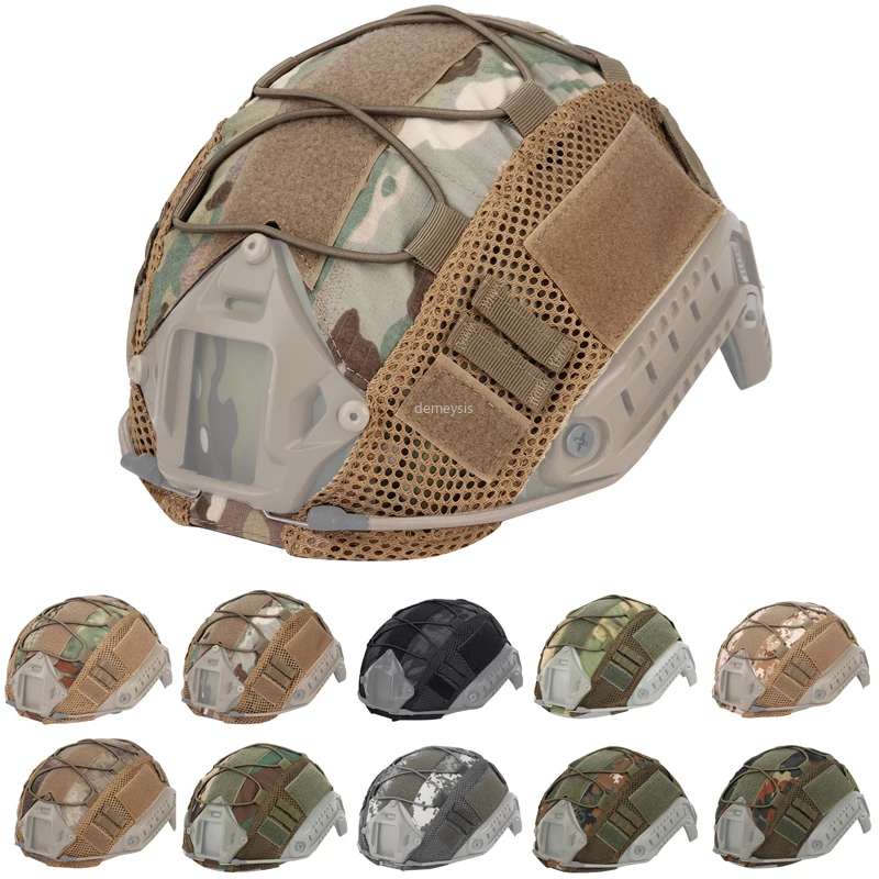 

Tactical Helmet Cover Head Circumference 50-60Cm Airsoft Paintball Gear Fast Army Helmet Cover Military Hunting Accessories