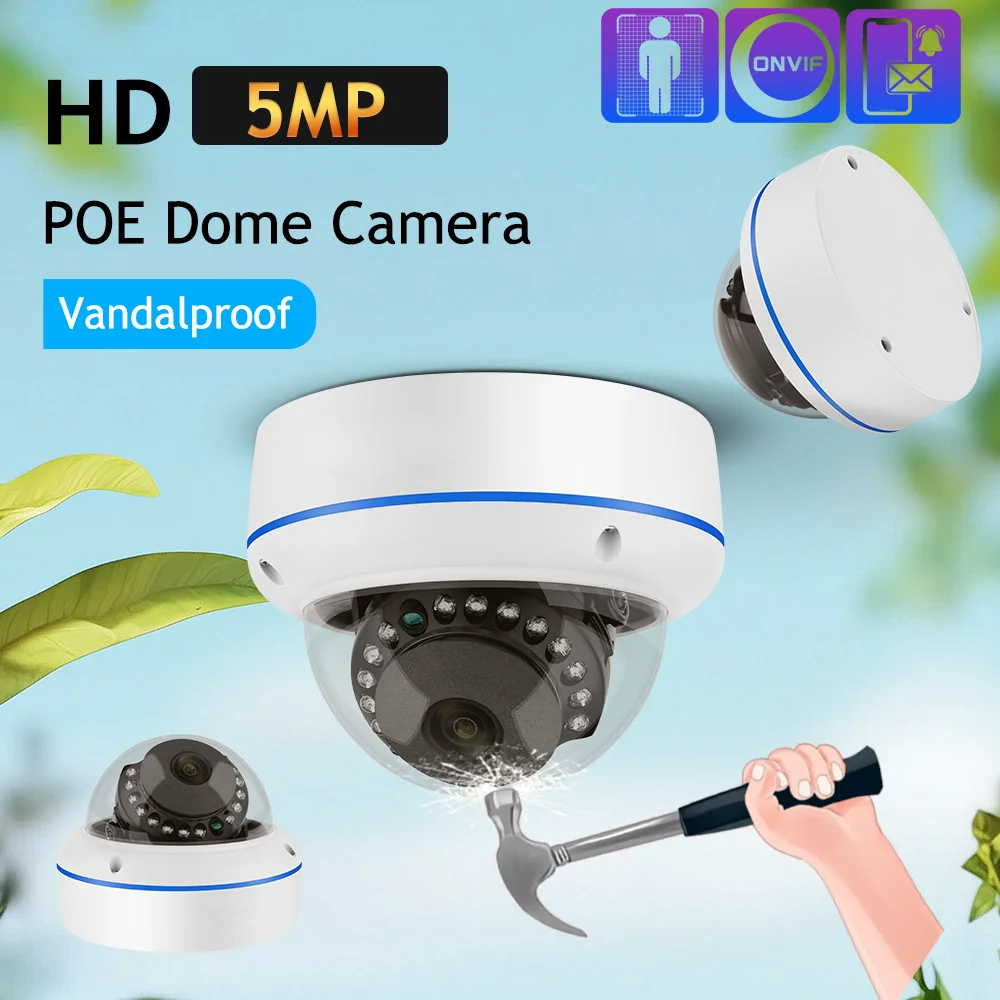 

Techage XM-DM13EP-50G-2.8 5Мп купольный IP камера для внутреннего видеонаблюдения