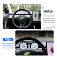 for tesla model 3 y model3 modely linux os system auto accessories 10 2 lcd instrument dash panel board meter screen
