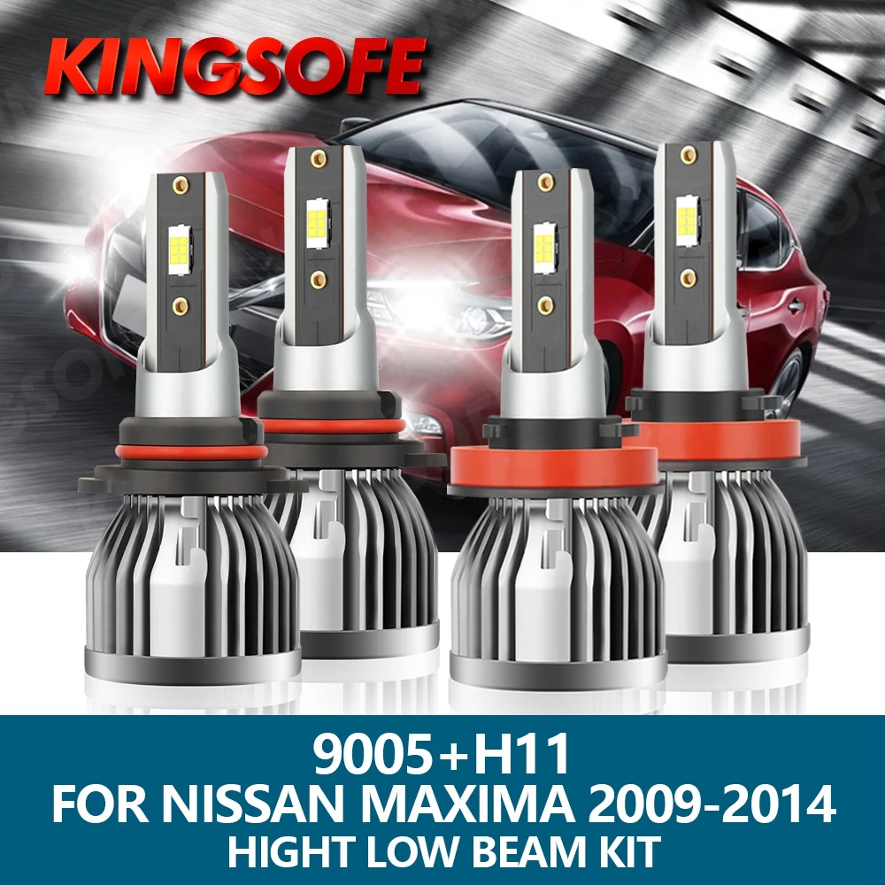 

Roadsun 9005 HB3 Car Light H11 26000Lm 110W 6000K CSP Chip LED Headlight Hight Low Beam Bulbs Kit For Nissan Maxima 2009-2014