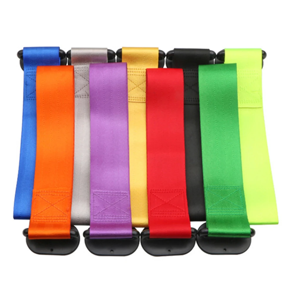 

Car Modification Paste Traction Rope Decoration Tow Rope Front And Rear Bumper Traction Ribbon Car Tow Towing Strap Belt Rope
