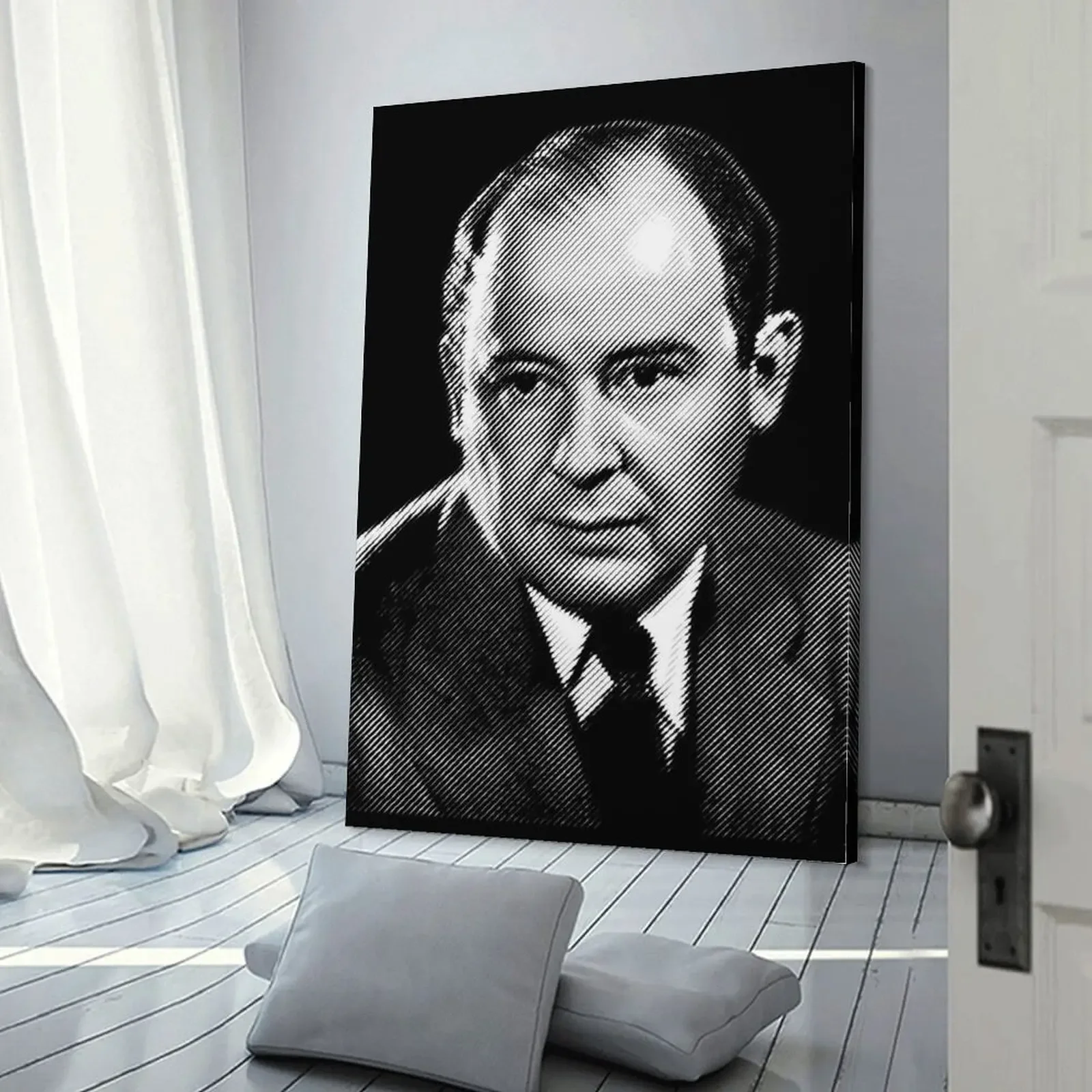 John von Neumann Холст Картина украшение для комнаты Украшение спальни