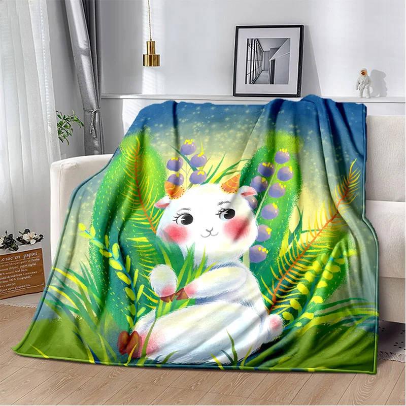 

Twelve Chinese Zodiac Signs Pattern printing Manta Sofa Bed Cover Soft Blanket Plaid Soft Warm Flannel Throw Blankets Fans Gif