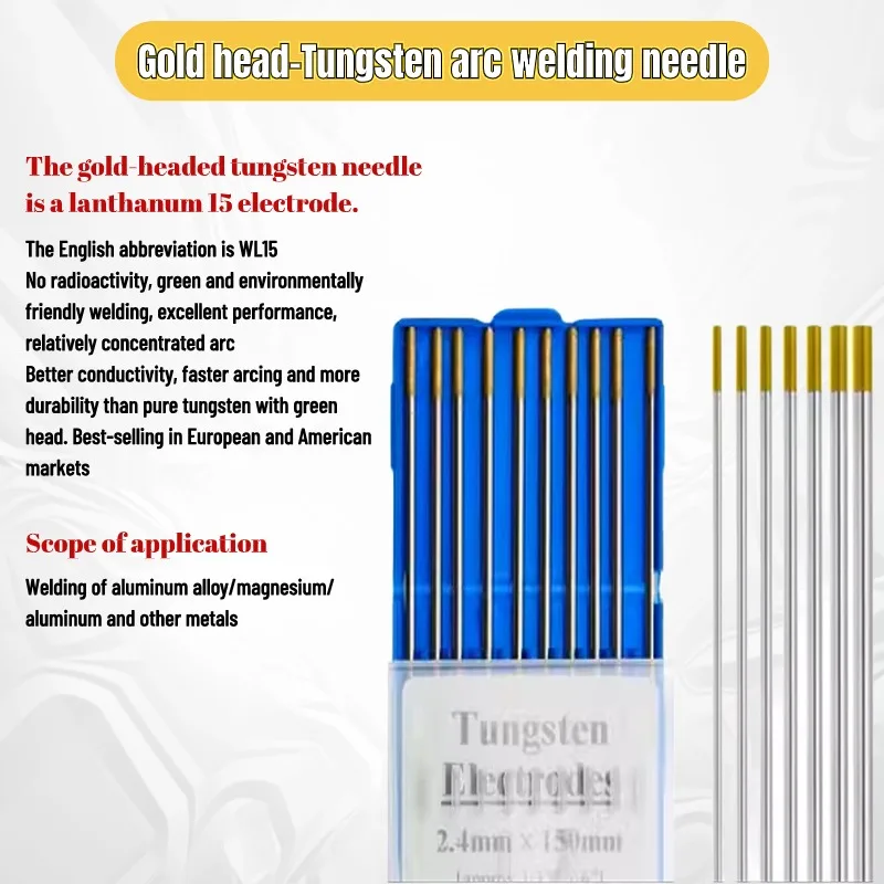 10 шт. вольфрамовые иглы с золотым наконечником аксессуары для сварки