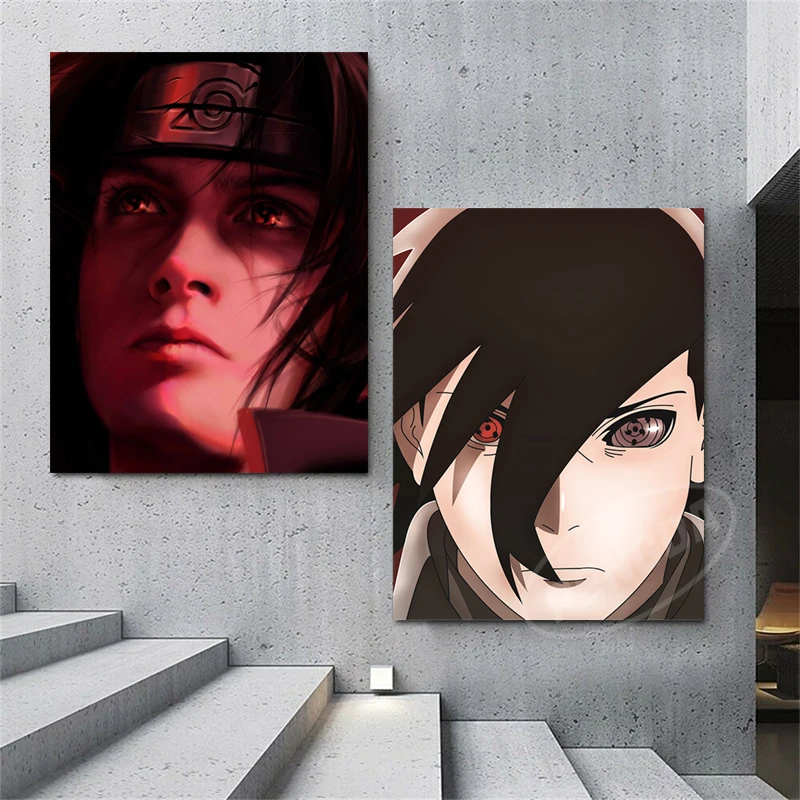 

Uchiha Madara Home Decorative Canvas Naruto HD Prints Paintings Anime Modular Pictures Bandai Wall Art Poster Artwork No Frame