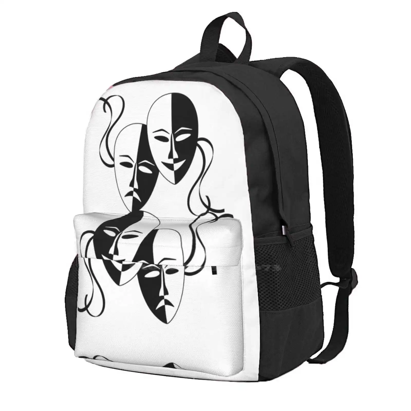

Кинотеатральные маски для подростков студентов колледжа рюкзак для ноутбука сумки для путешествий Милая любовь милая девушка девушки Женщ...