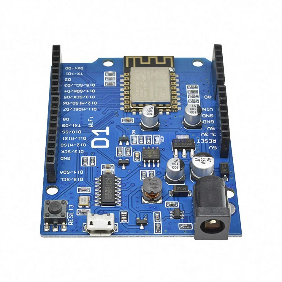 ESP-12E WeMos D1 WiFi Uno R3 на основе ESP8266 ESP-12F беспроводной модуль WIFI для Arduino |