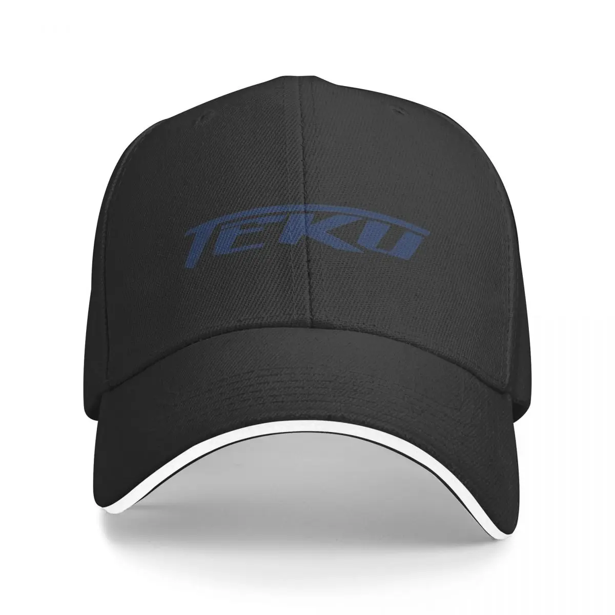 Фото Бейсбольная кепка с английским логотипом Teku (синяя) на день рождения, бейсбольная кепка с защелкой на спине, мужская и женская №1