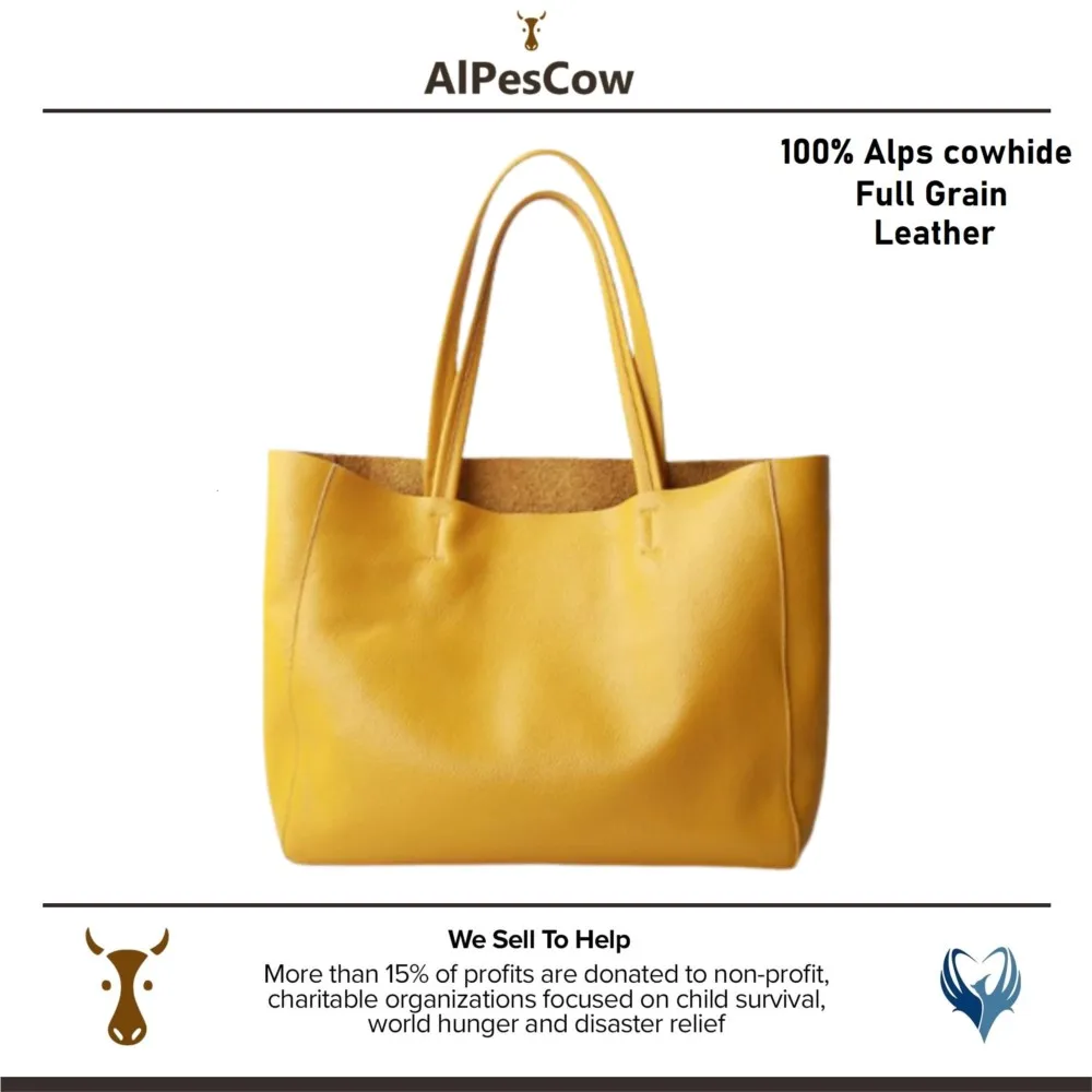 Women Luxury Bag Casual Tote Female Fashion Summer Beach Handbag Lady Popular Soft Cowhide Genuine Leather Shoulder Shopping Bag