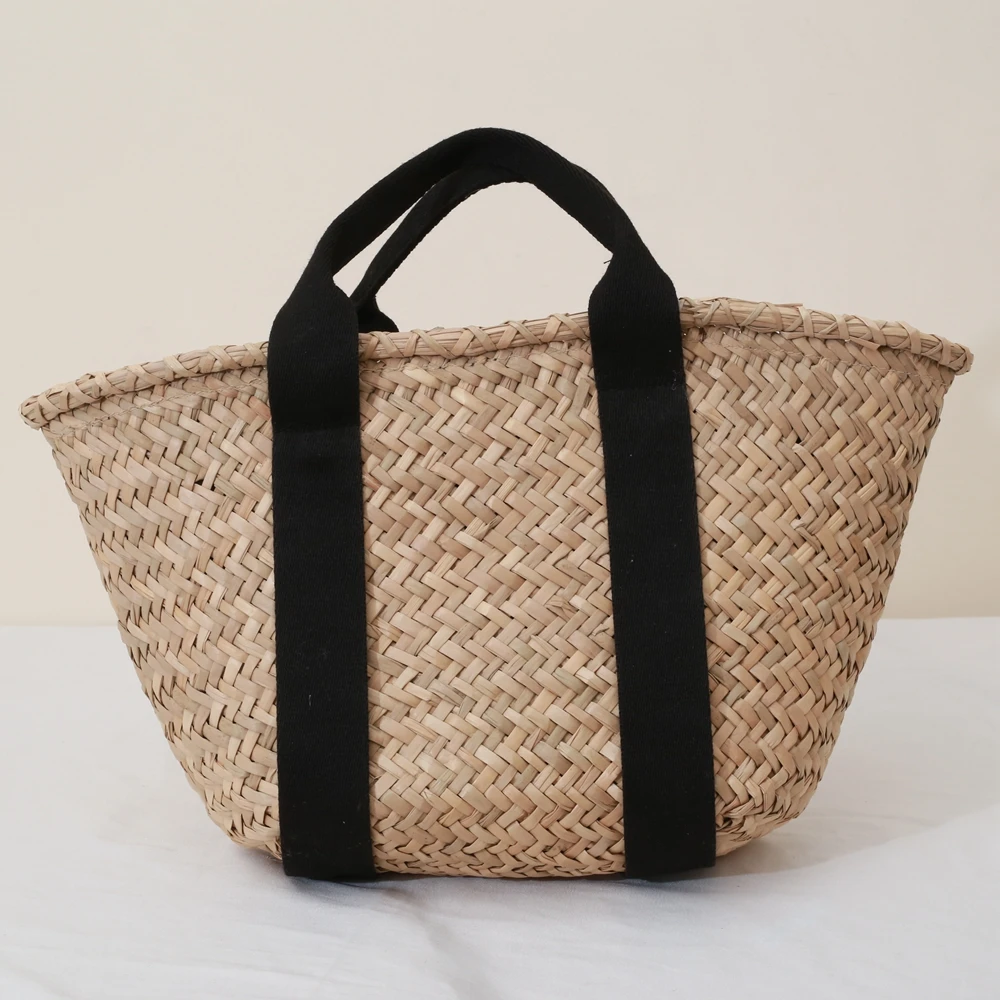

2022 Summer Beach Bag Straw Shoulder Crossbody Bags Large Totes Casual Rattan Basket Bag Designer Wicker Woven Women Handbags