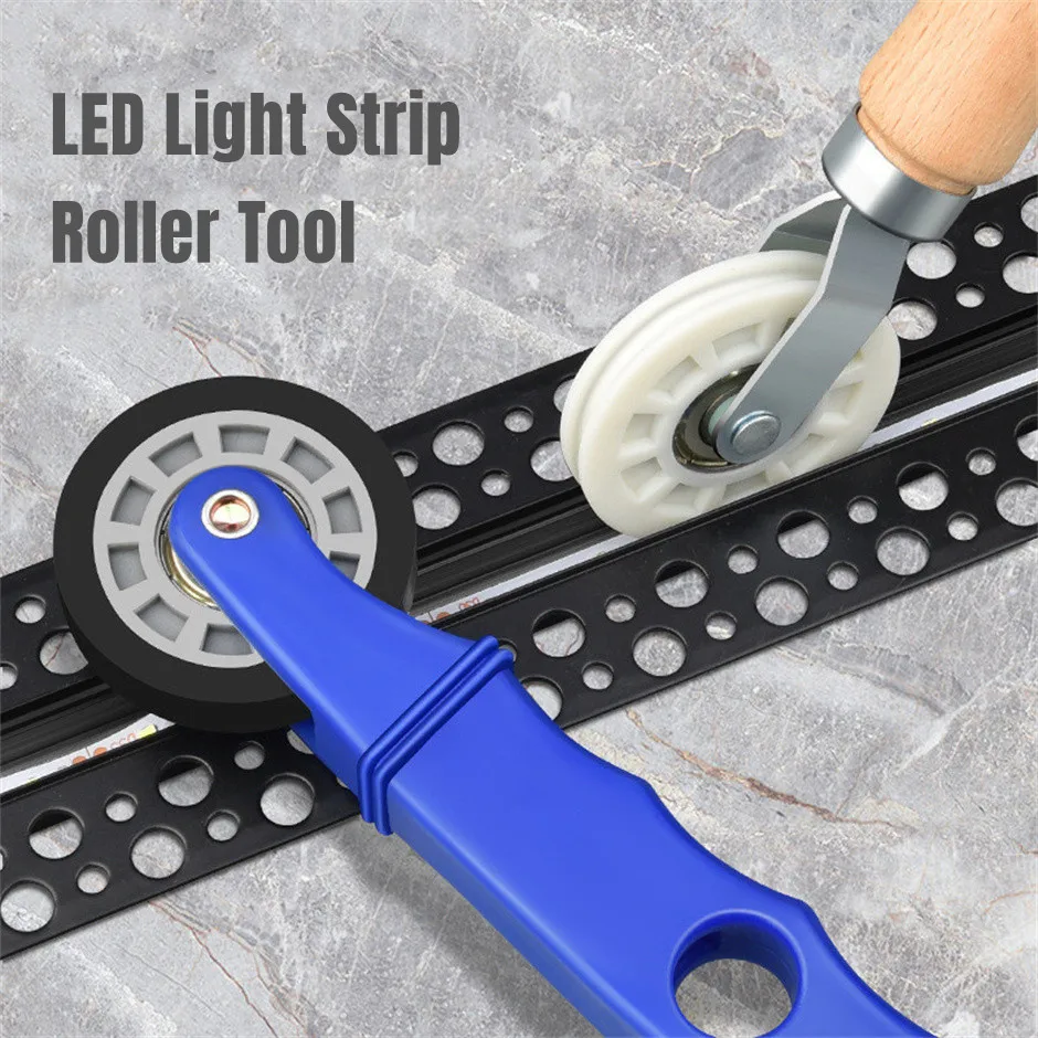 Wooden Handle Roller Tool Quick Installation Led Strip Light 6-10mm SMD2835 for Linear Aluminum Profiles Ceiling Channel System