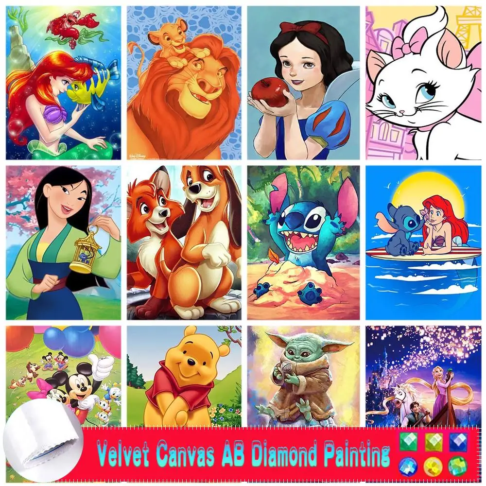 

Набор для алмазной вышивки «русалка» из бархата