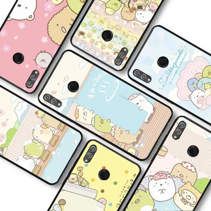 

Japan anime sumikko gurashi Phone Case For Huawei Honor 10 lite 9 20 7A pro 9X pro 30 pro 50 pro 60 pro 70 pro plus