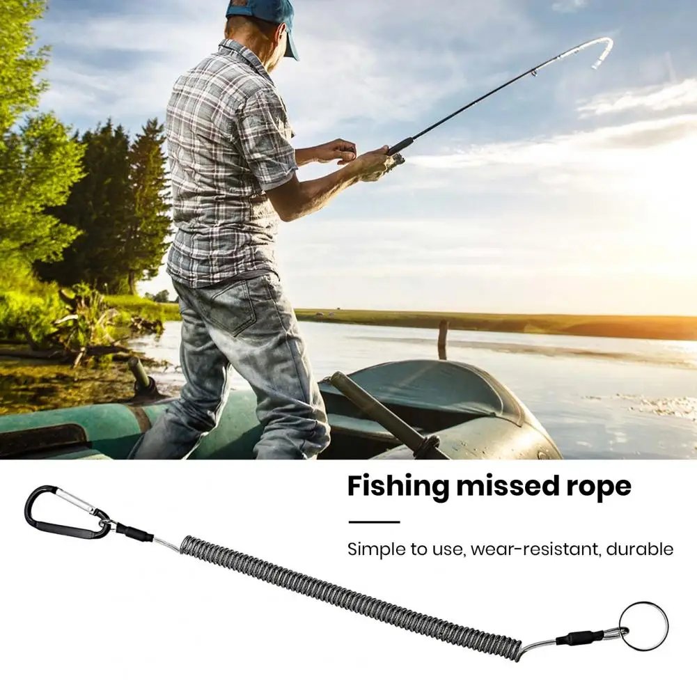 

1 Set Fishing Missed Rope Easy to Carry Solid Connection Rod Release Rope Fishing Lost Hand Rope Outdoor Fishing