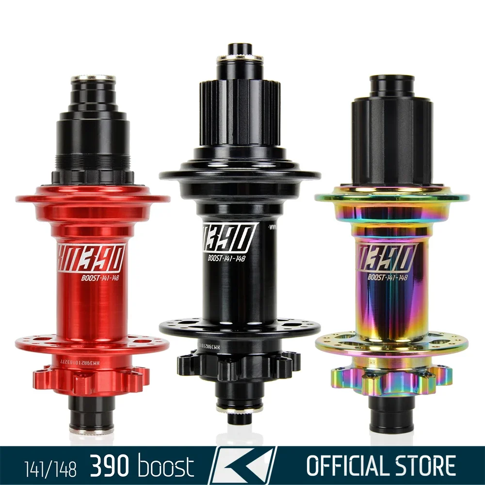 Фото Велосипедная втулка Koozer XM390 Boost Rear TPI Heavy XC для электровелосипедов и горных велосипедов, 5x141 QR, 12x148 мм TA, 28H 32H отверстия, 6 болтов для HG XD MS 10S 11S 12S №1