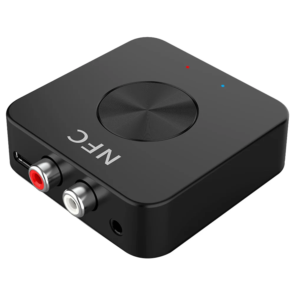 

Bluetooth-compatible Audio Receiver 3.5mm Jack Aux Wireless Adapter Music for TV Car Audio Transmitter with NFC Function