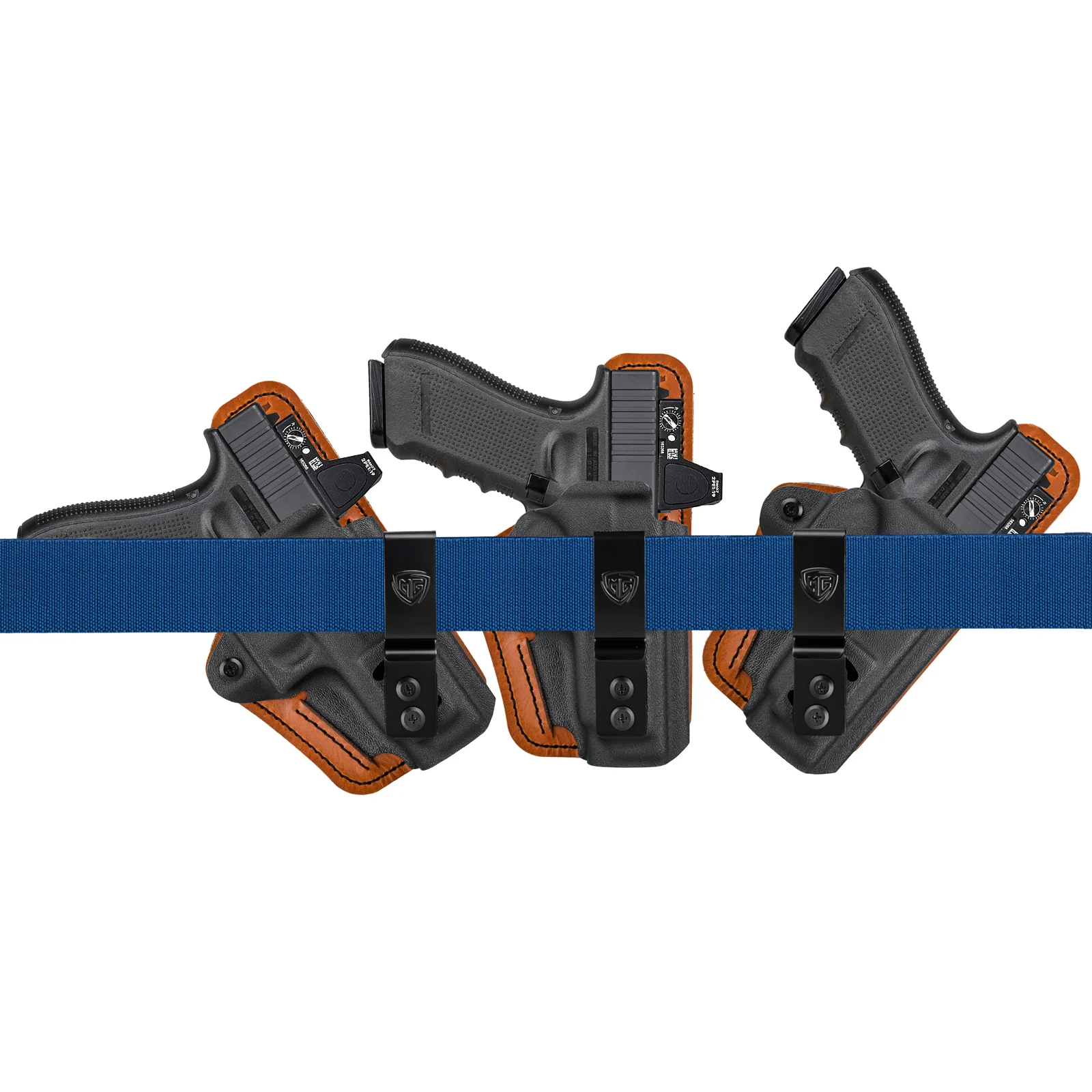 Тонкая кобура Masada с удобной подушечкой IWB Kydex Кожаная гибридная кобура для IWI Masada Slim Red Dot Optic внутри скрытого ношения (art.: 3920cd48d2909) - 3920cd48d2909