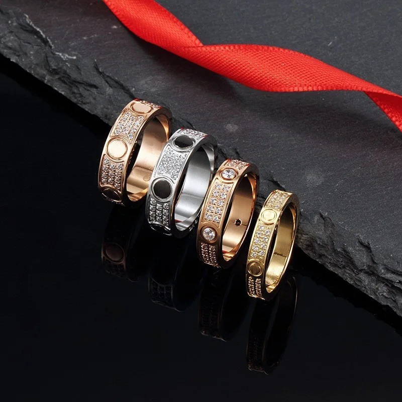 

Sky star ring new Kajia stainless steel female European and American fashion new titanium steel rose gold trend ring