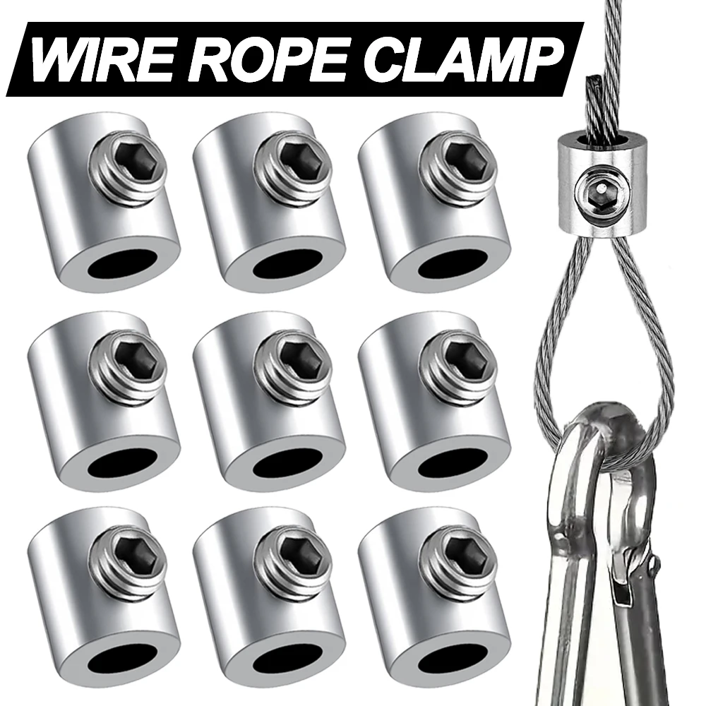 

Зажим для стального троса 0,8-2 мм, медь + железо