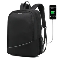 poso 15 6 inch mens backpack multifunctional waterproof bags business laptop backpack usb charging nylon casual rucksack