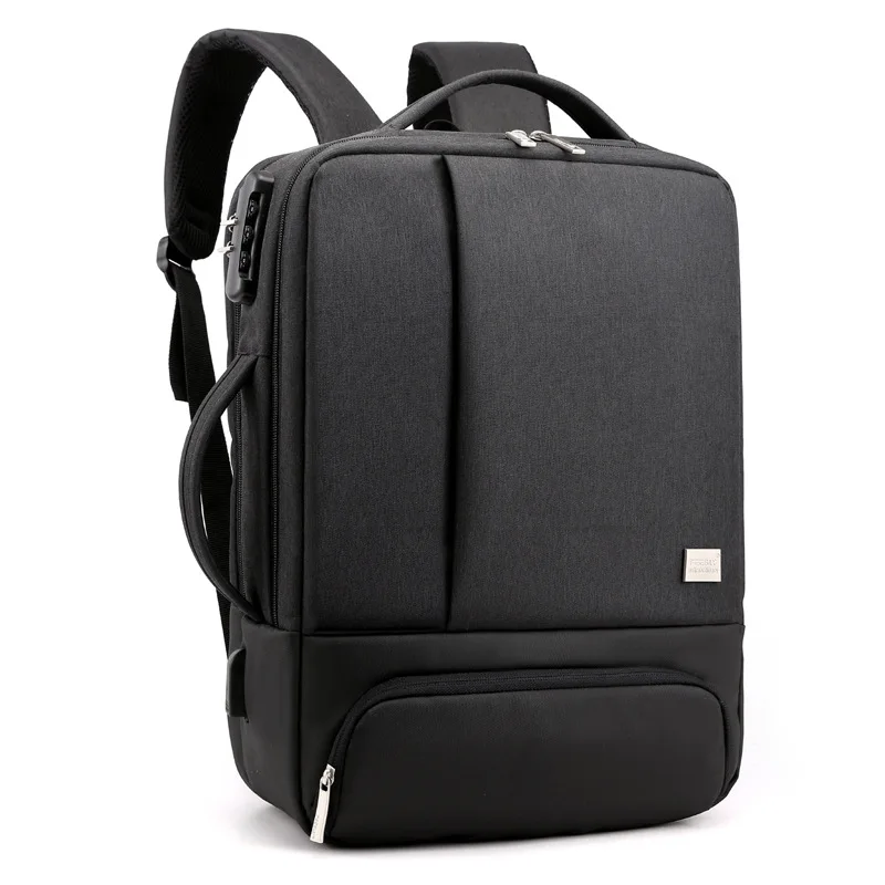 

New Men Backpack USB Charging 15.6 Inches Laptop Back Pack Waterproof Multifunction Business Travel Unisex Backbags Sac à dos 배낭