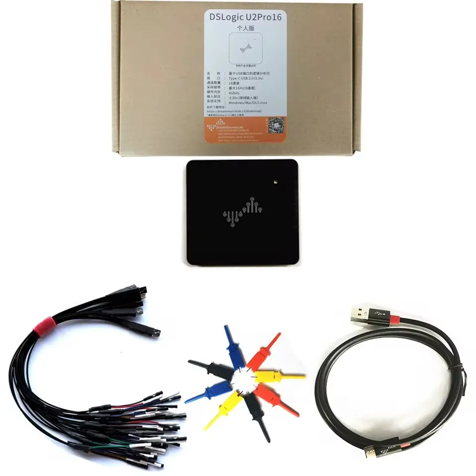 

HLFEC DSlogic U2Pro16 Логический анализатор 16CH 500MHz 8CH 1GHz