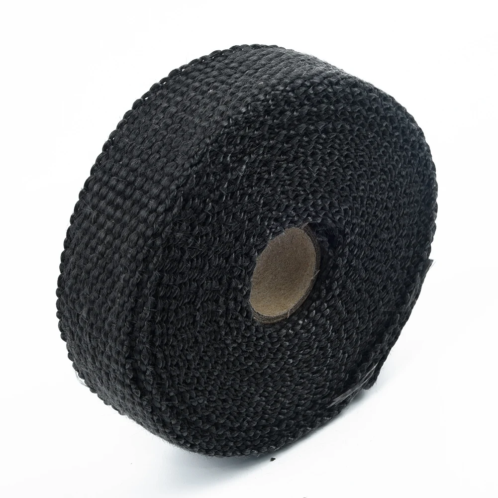 

Car Motorcycle Exhaust Manifolds Glass Fiber Thermal Heat Wrap Insulation Tape Exhaust Pipe Insulation Tape
