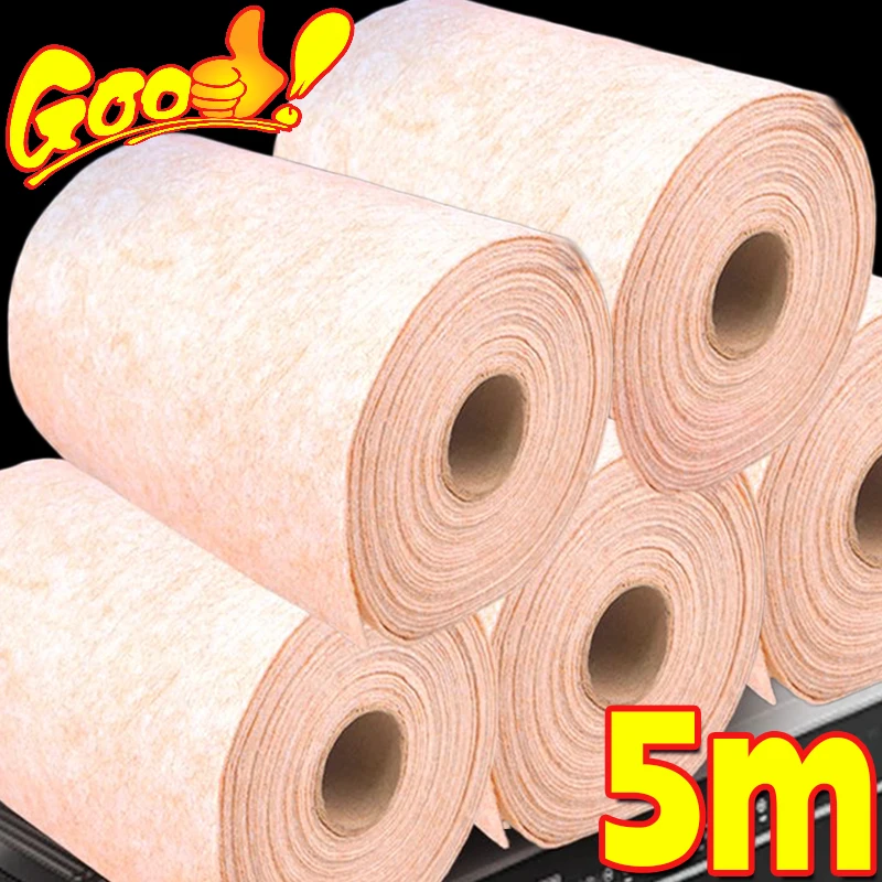 5/1 м чистящие салфетки из натурального волокна Luffa кухонные антипригарные