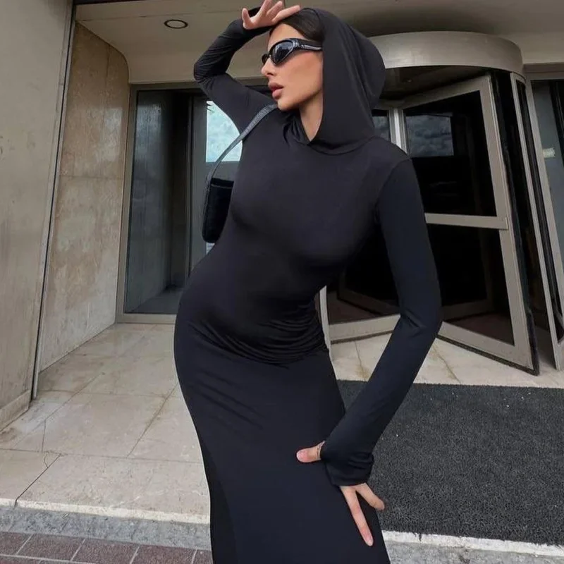 Женское однотонное облегающее базовое платье на весну и лето повседневное